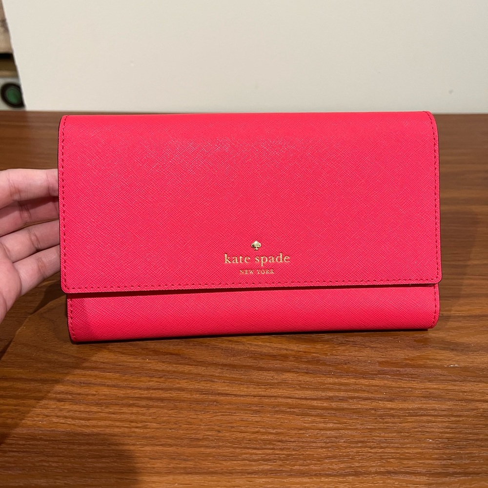 Kate spade brand new red travel passport wallet